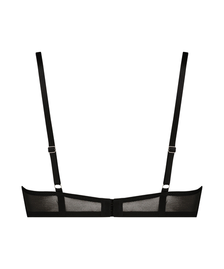 Ufôret behå med bøyle Jitske, Svart