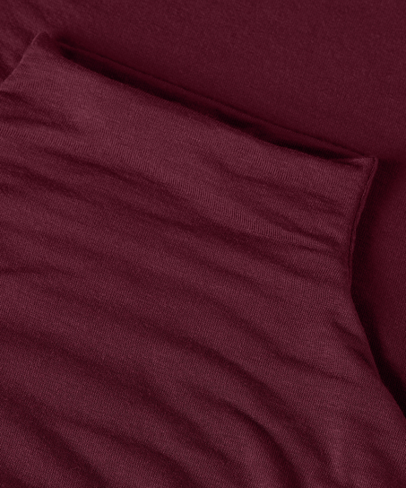 super soft kasjmir-skjorte med h&oslash;yhalset genser, Lilla