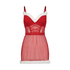 Wired slipdress Sexy Santa, Rød