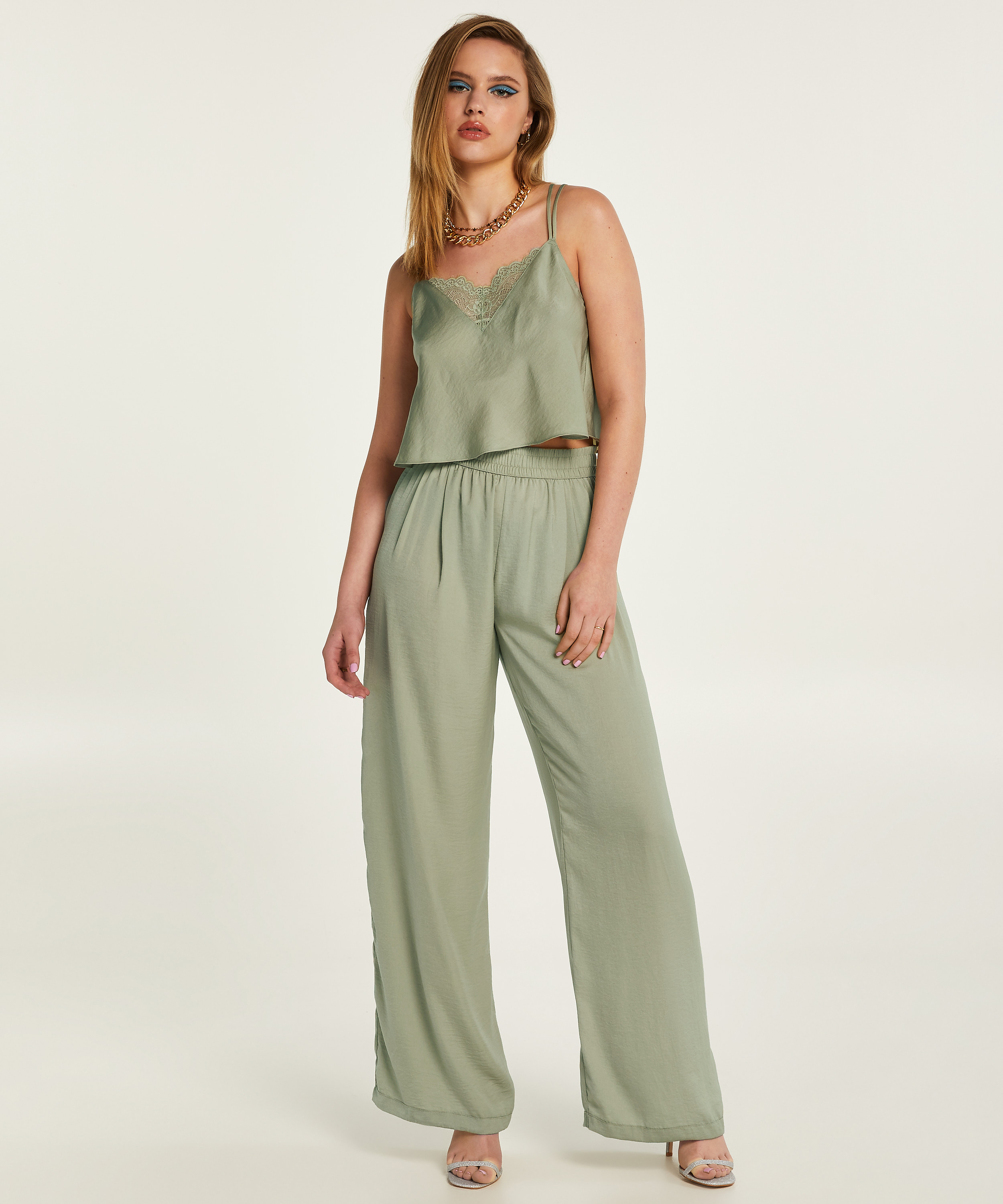 Camitopp i sateng Airspun Kim Petras, Gr&oslash;nn, main