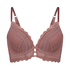 Chynna Longline polstret pushup-BH med spiler, Lilla