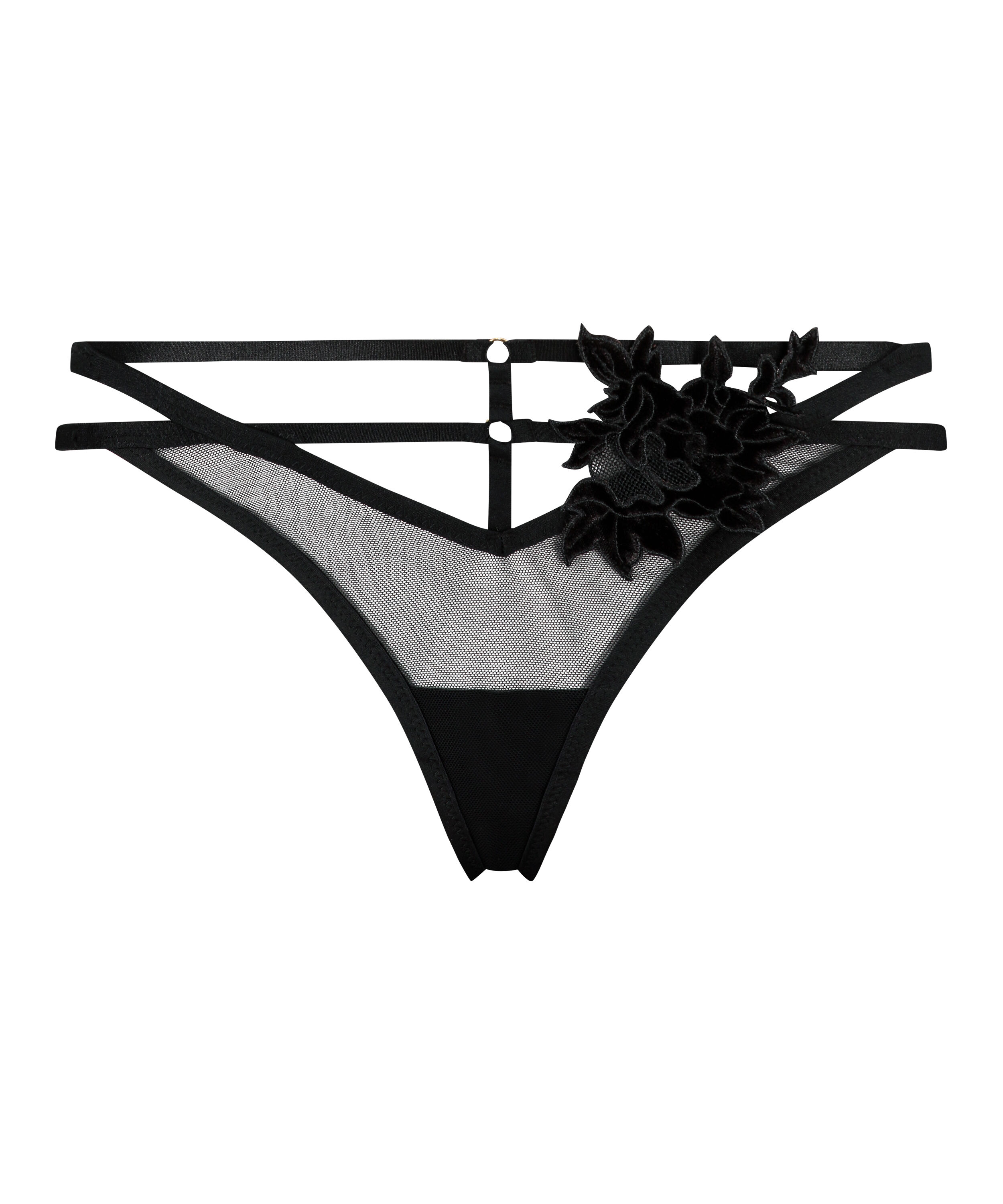 Effie tanga-g-streng, Svart