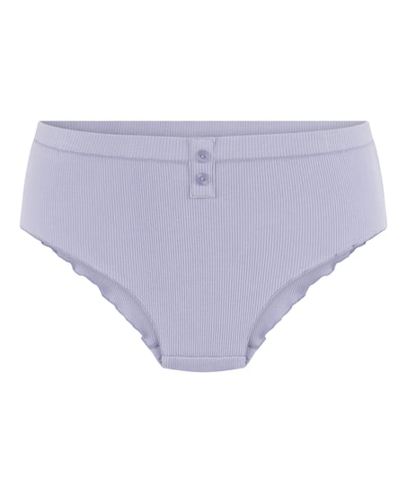 Renee Rib Brazilian Short, Lilla