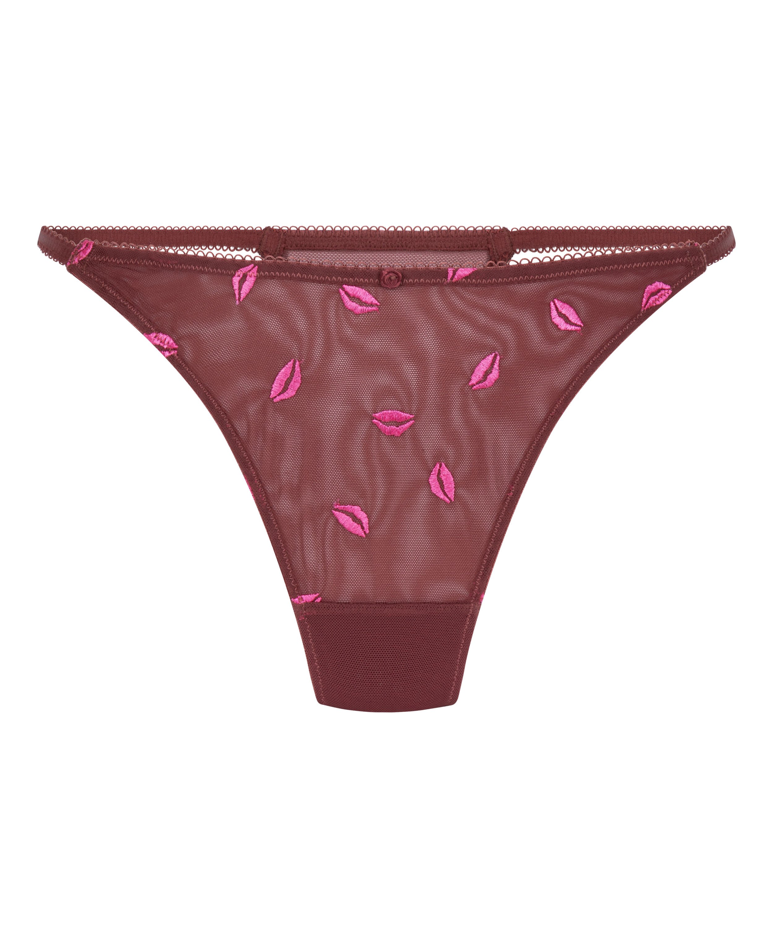 Frida highleg stringtruse, R&oslash;d