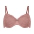 Vattert bh med b&oslash;yle Marine, Rosa