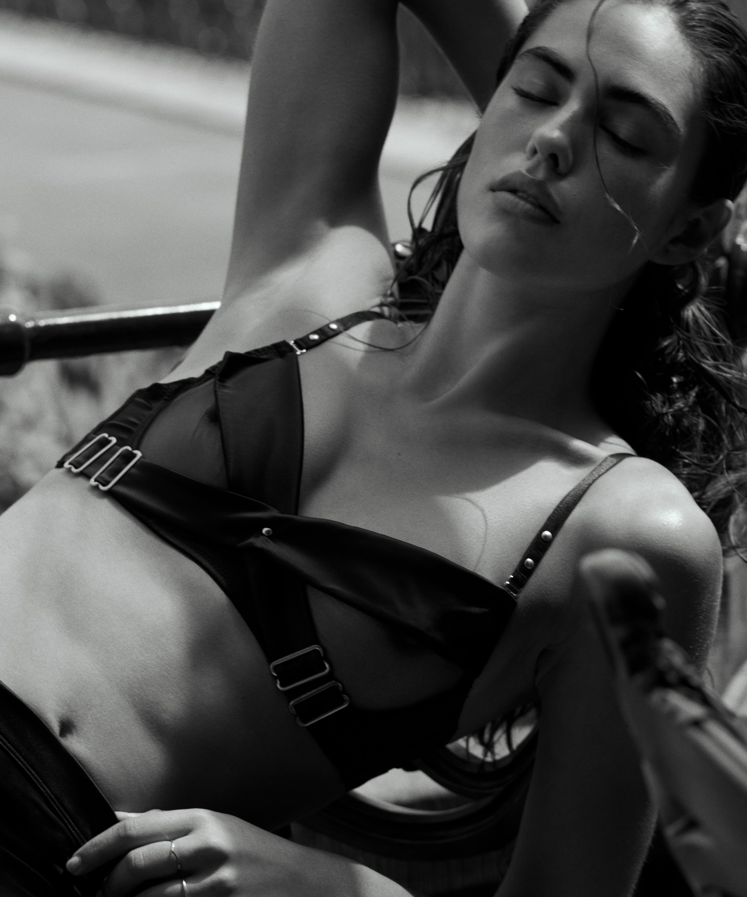 Uvattert bøyle-bh Colette, Svart, main