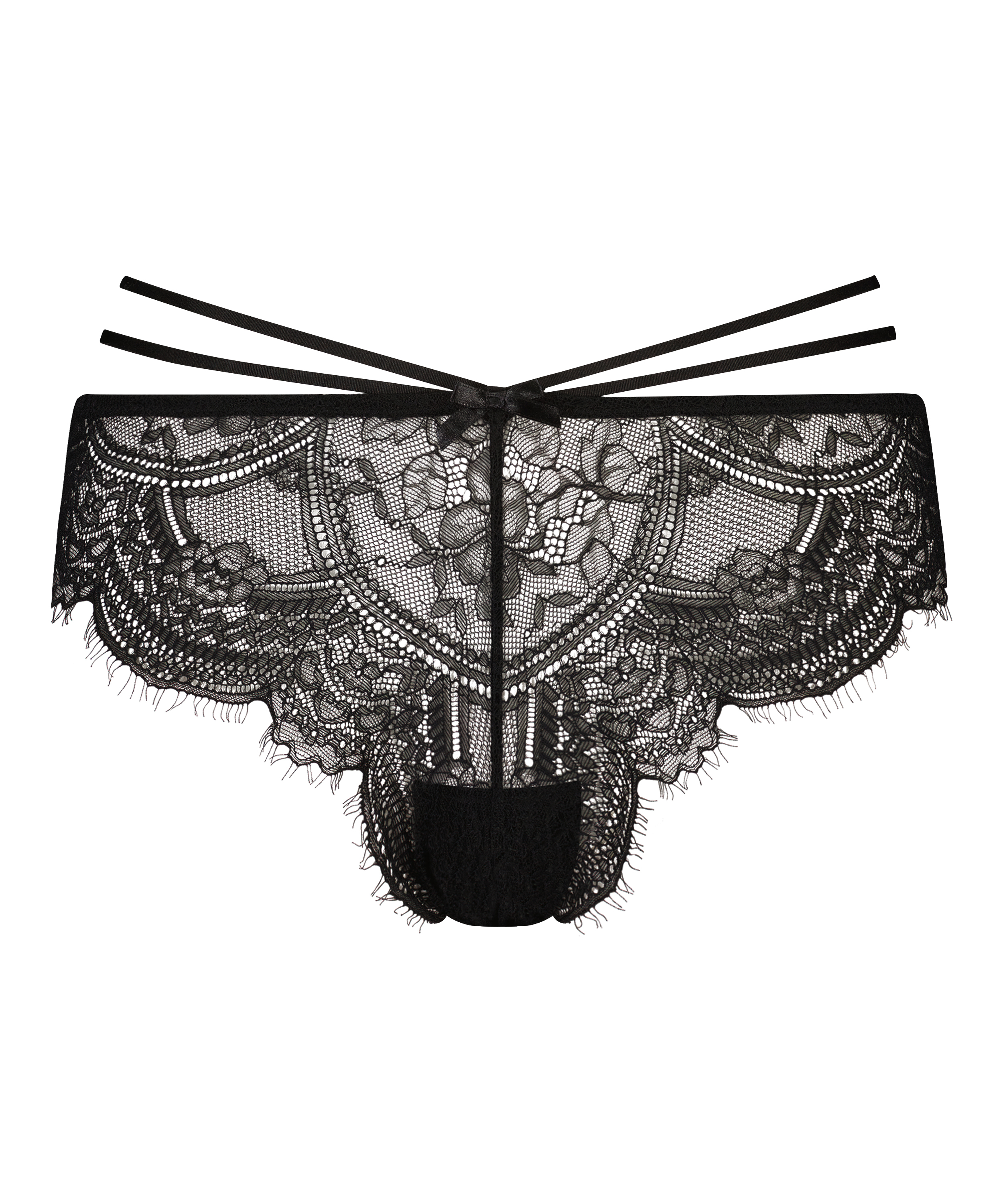 Sian brasiliansk truse med høy skjæring, Svart, main