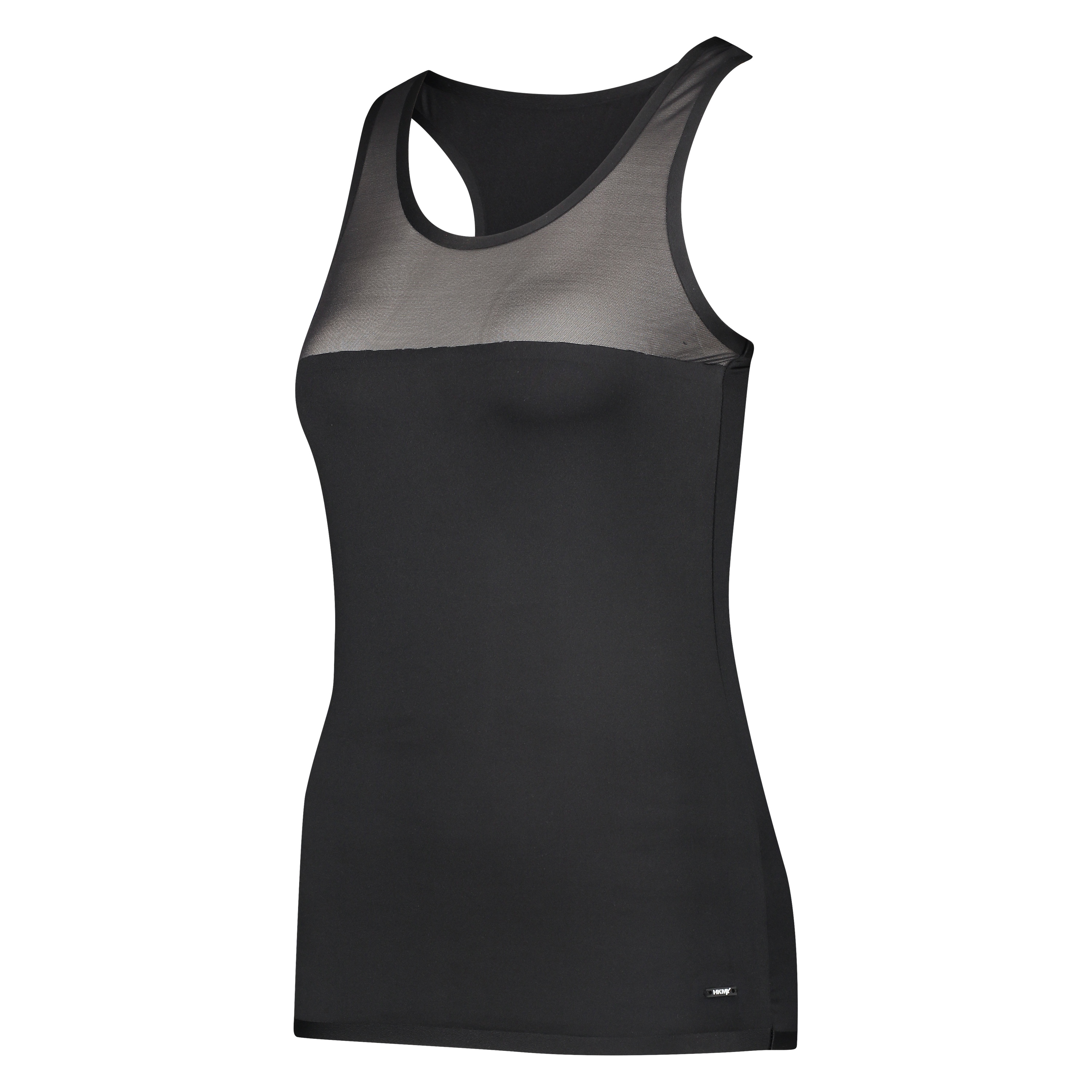 HKMX  Bonded mesh tanktopp, Svart, main