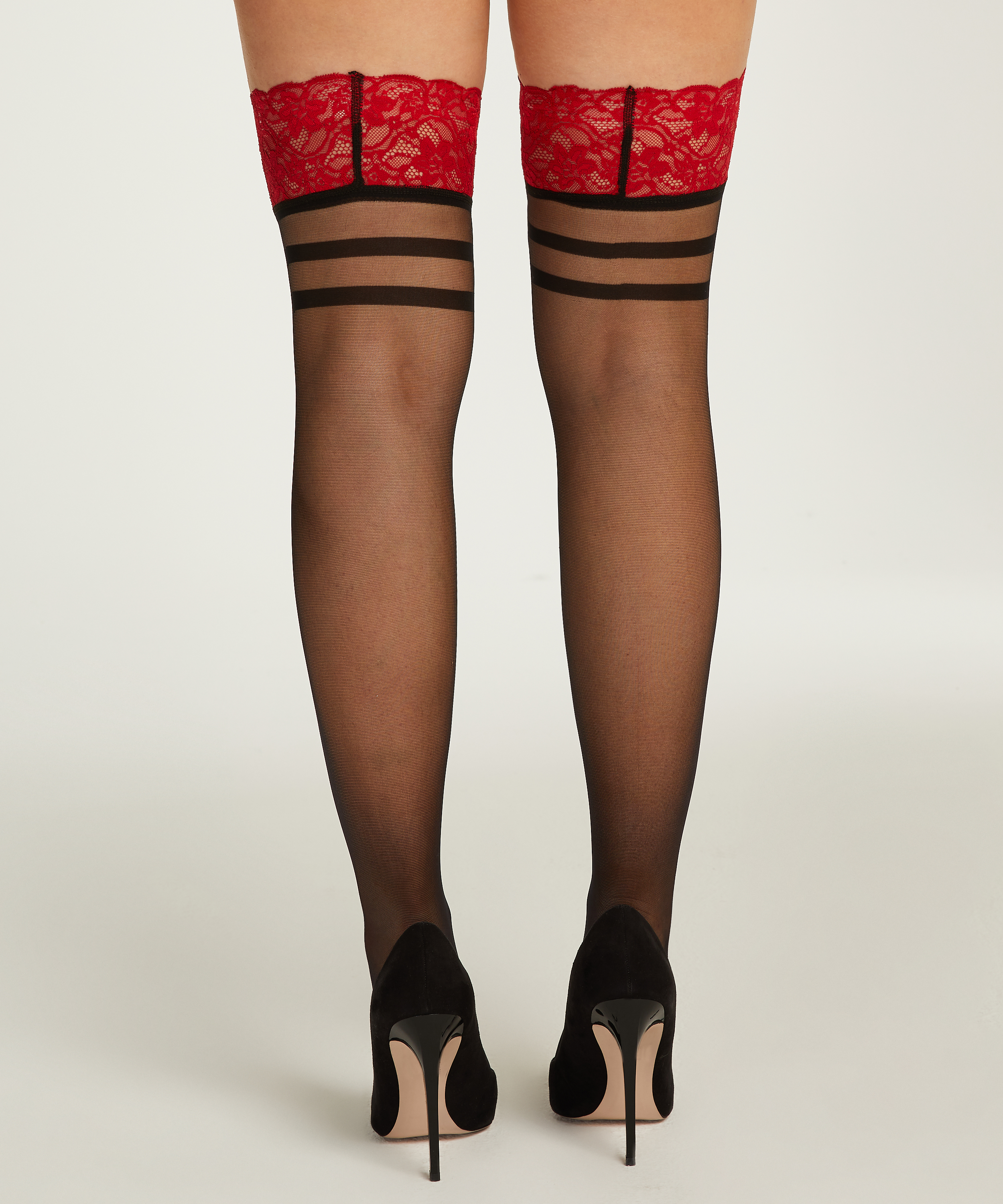 30 Denier Valentina stayups, Rød, main