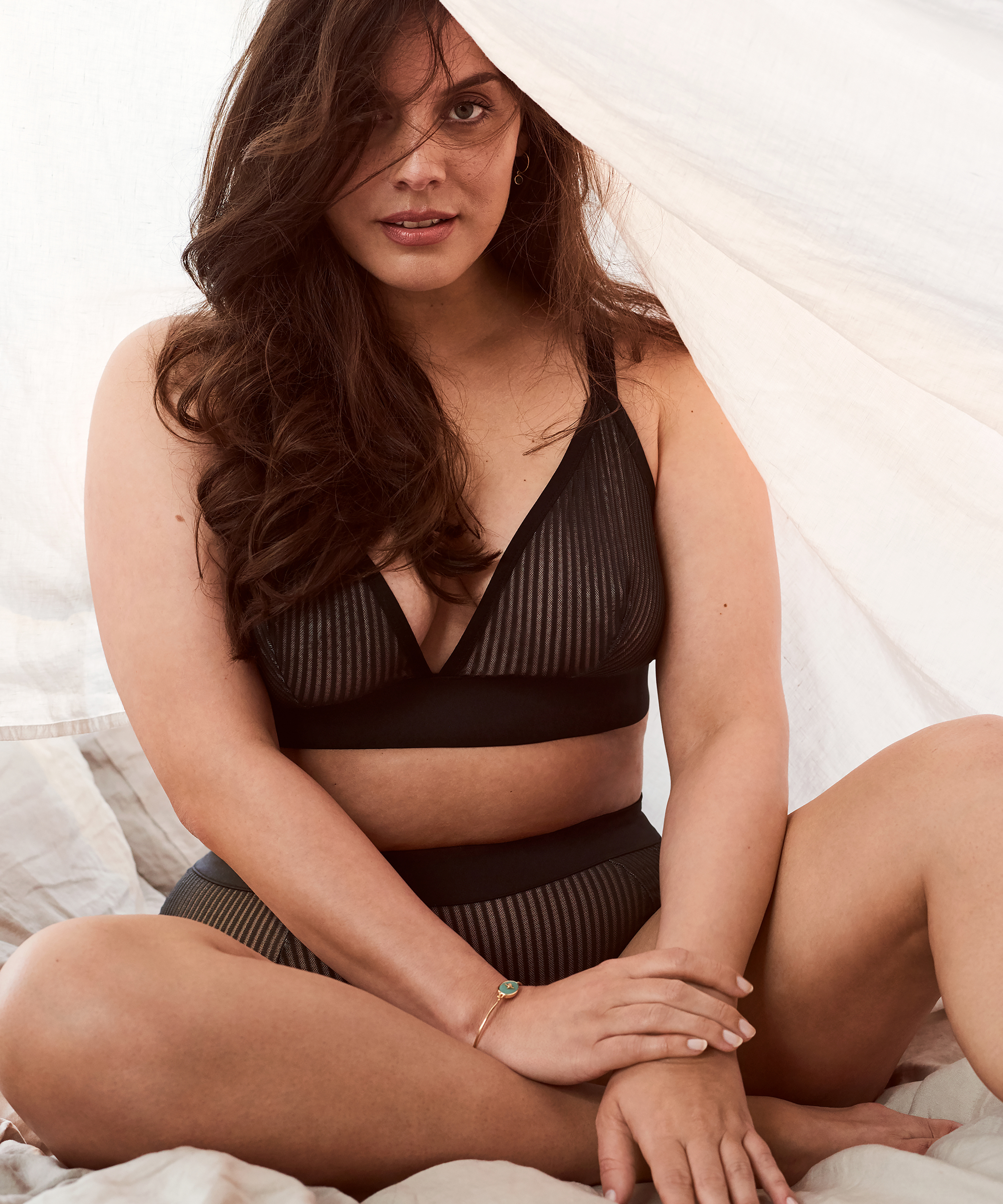 Meryem bralette I AM Danielle, Svart, main