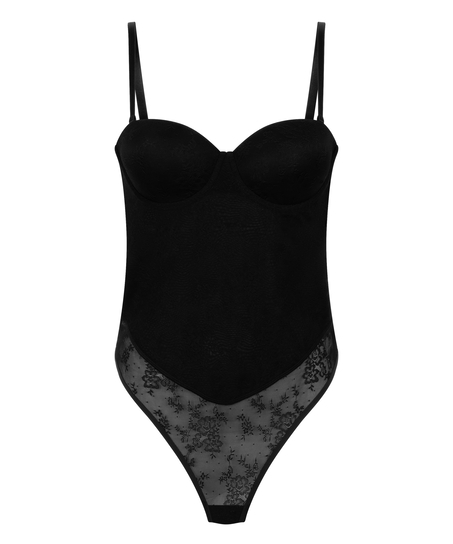 Lace Shaping Body, Svart