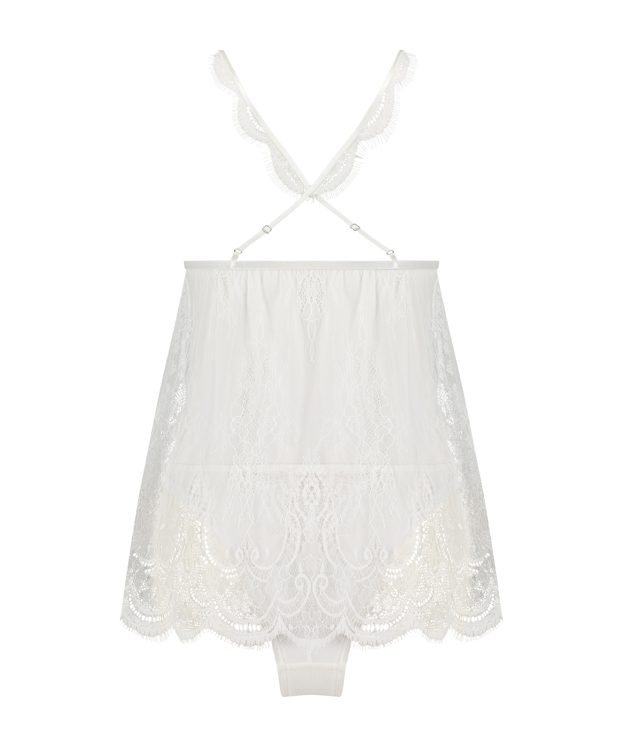 Babydoll Bridal Lace, Hvit, main