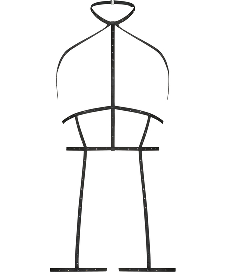 Private Rhinestone-sele, Svart