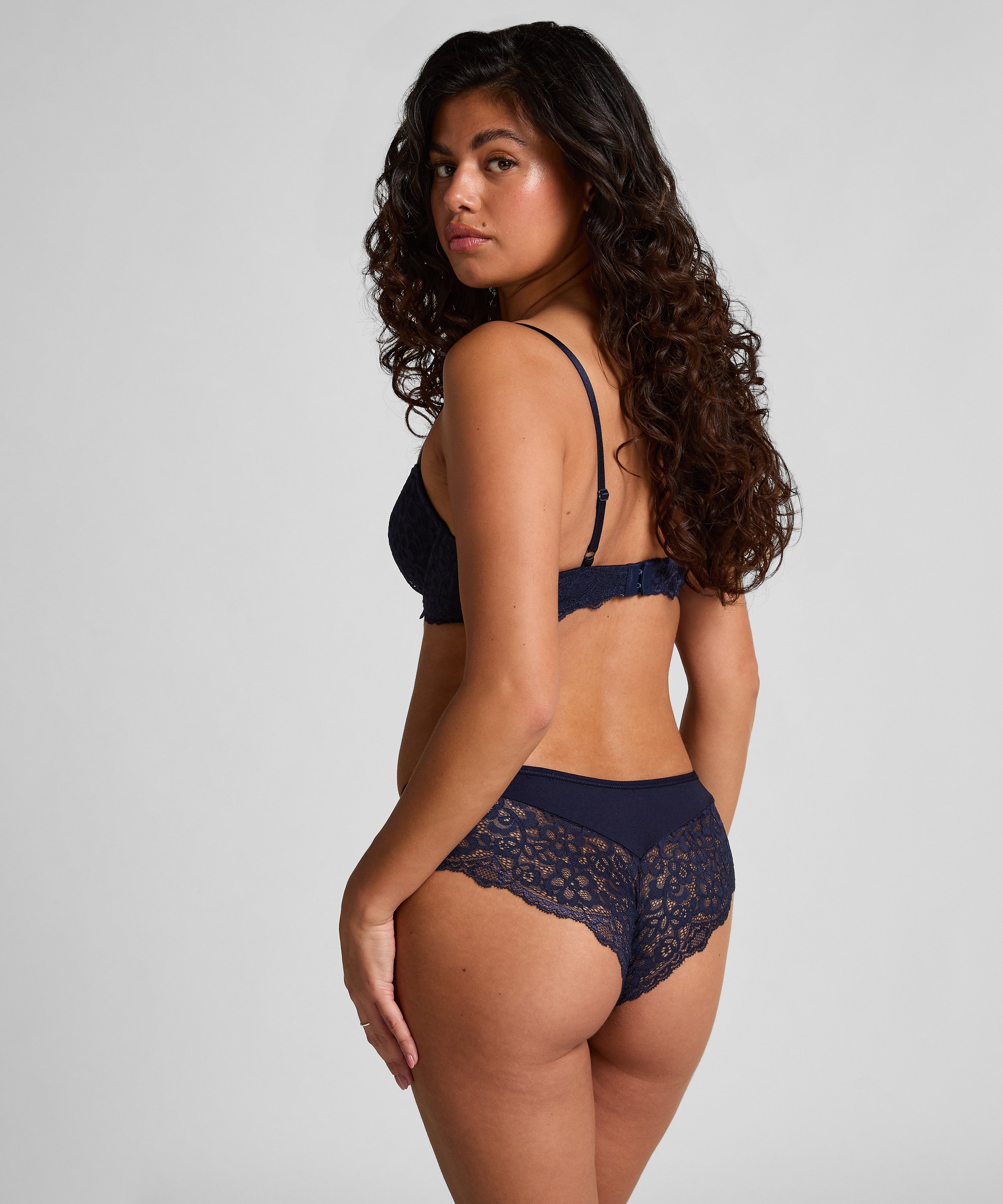 Vattert bh med b&oslash;yle Marine, Bl&aring;, main