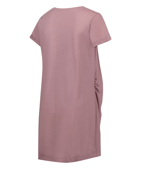 Kortarmet nattskjorte for gravide, Grønn