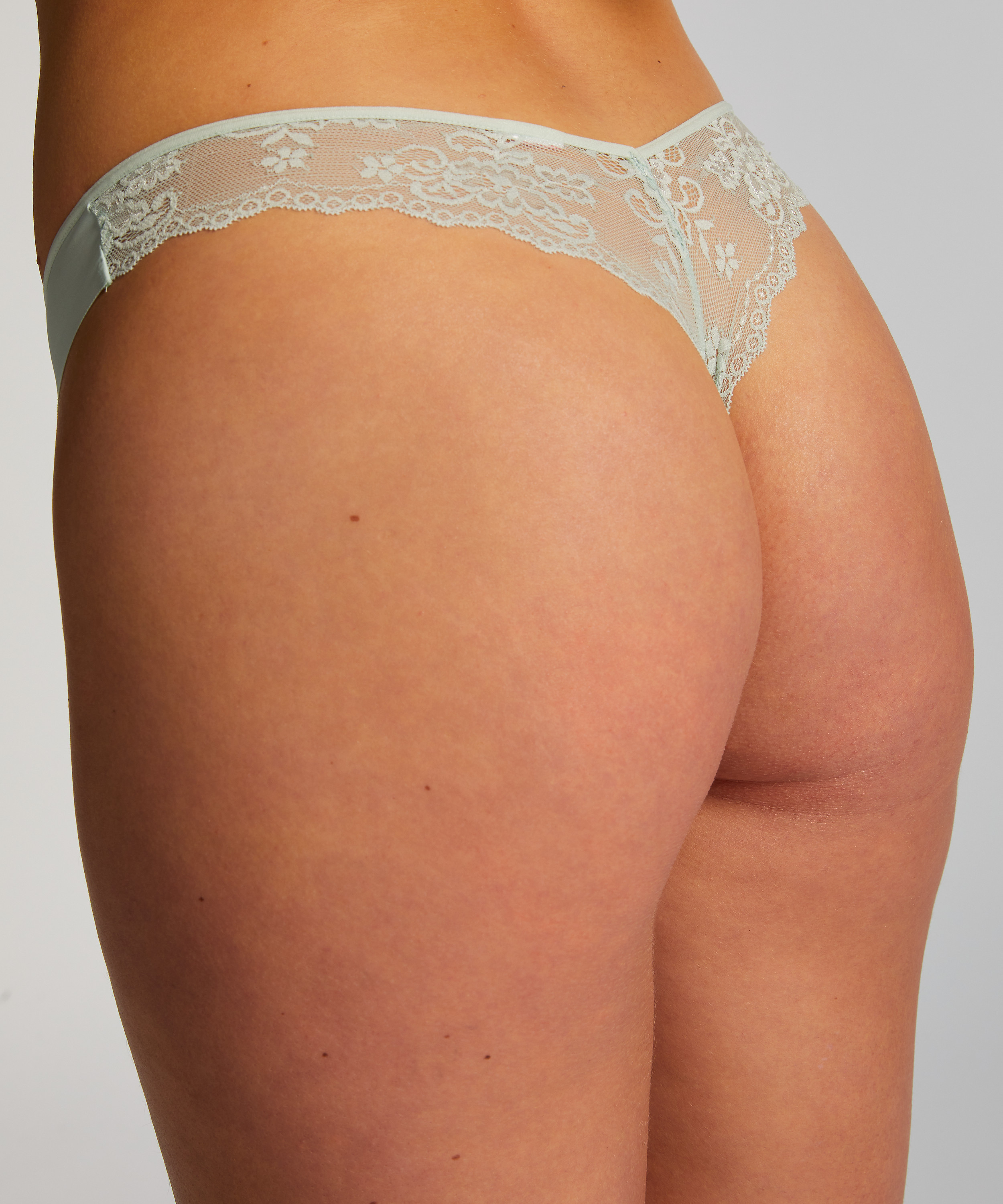 Invisible g-streng Lace Back, Grønn, main