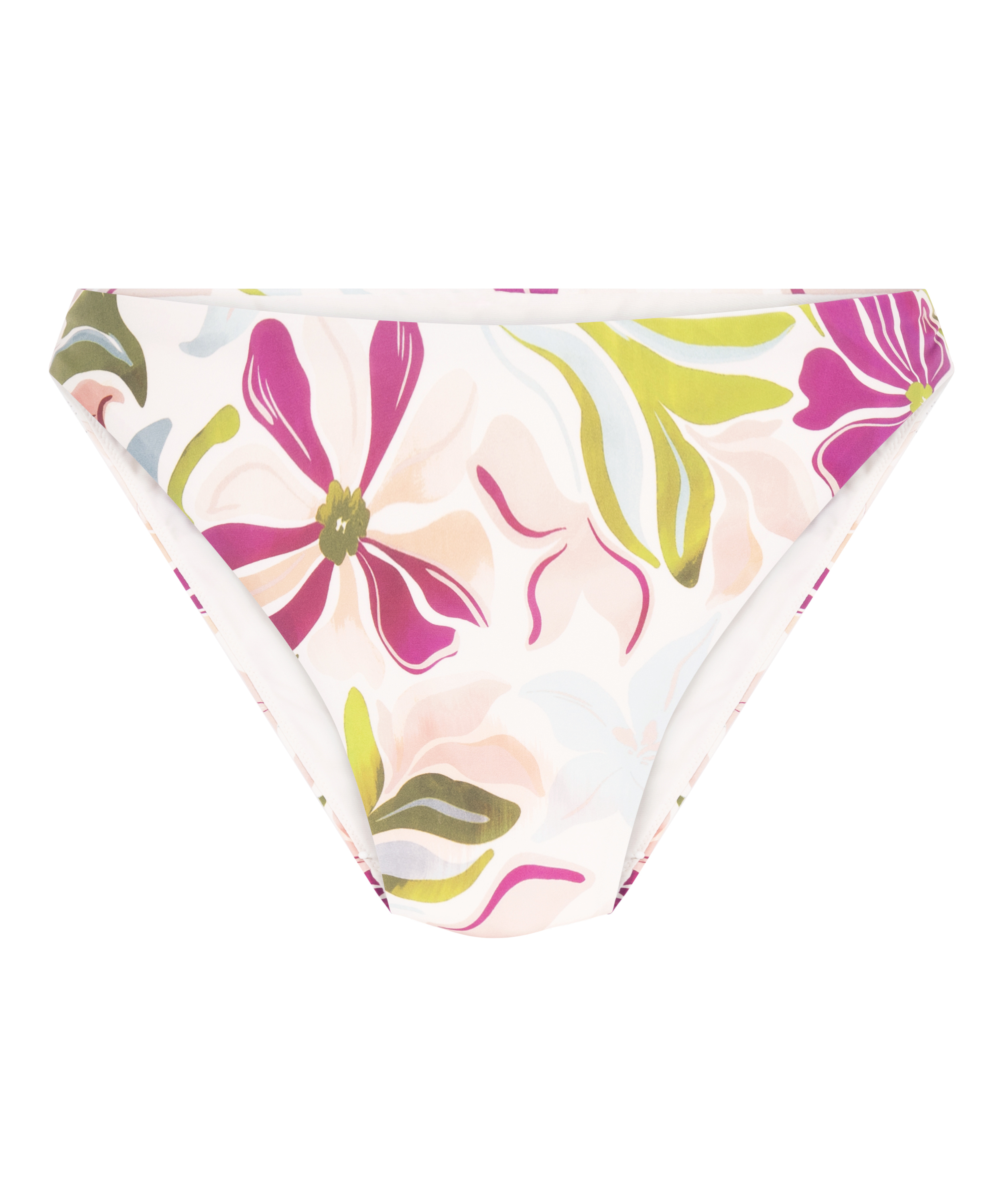 Ayanna Highleg Bikiniunderdel, Hvit, main