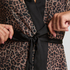 Kimono i leopardnett, Svart