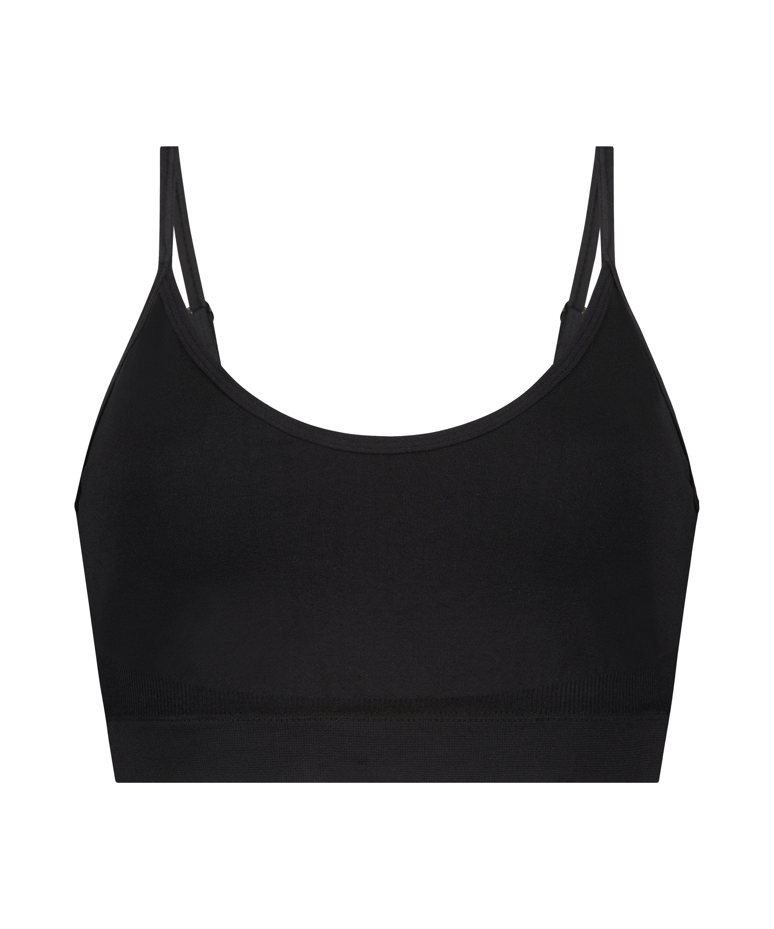 ﻿Strappy Bralette, Svart, main