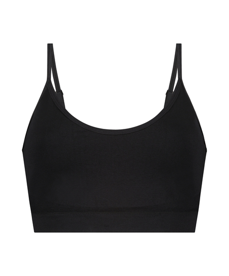 ﻿Strappy Bralette, Svart