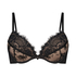 Sia polstret push up spile-BH, Svart