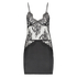 Silk Slip Dress, Svart