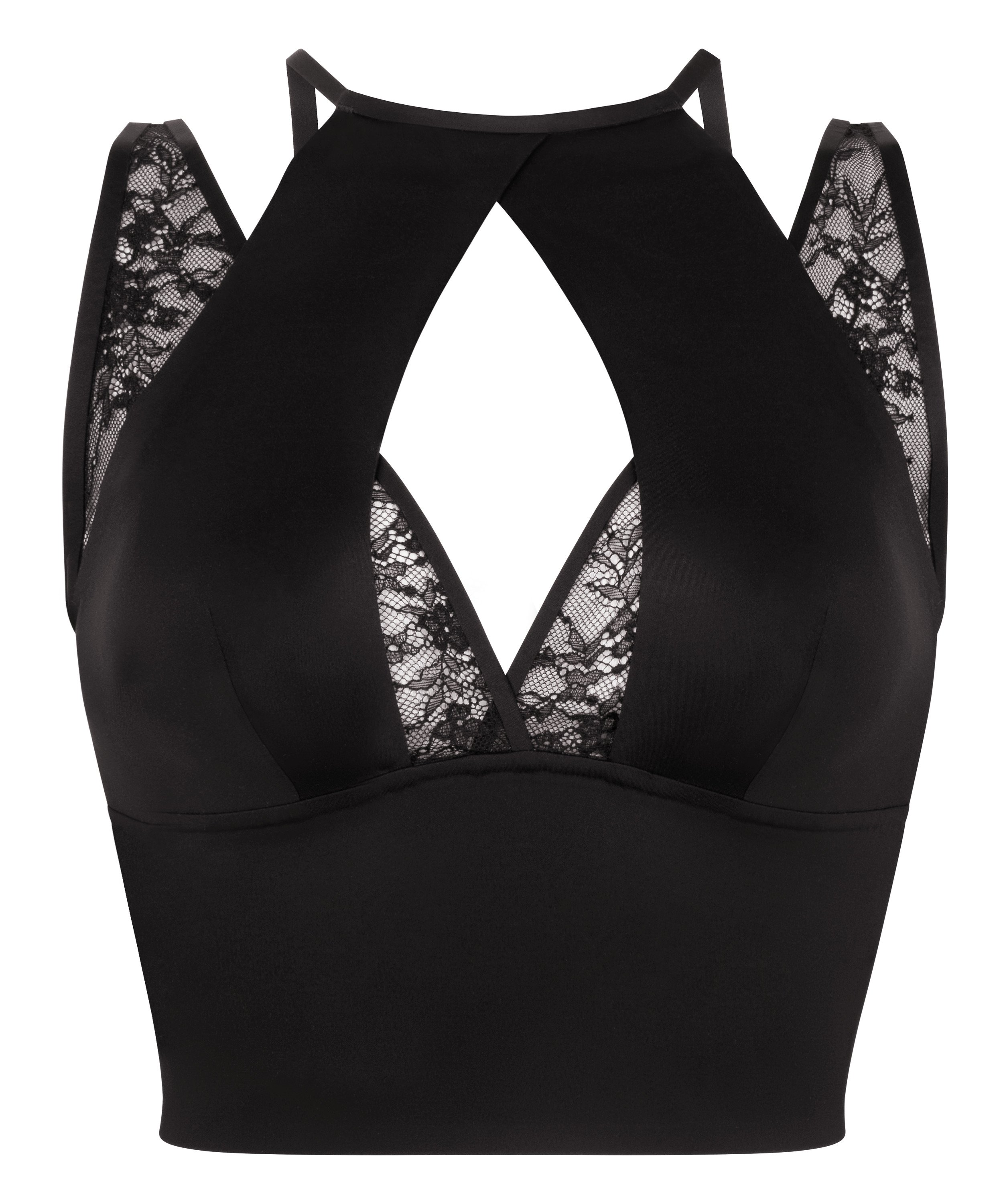 Vivianne bralette, Svart, main