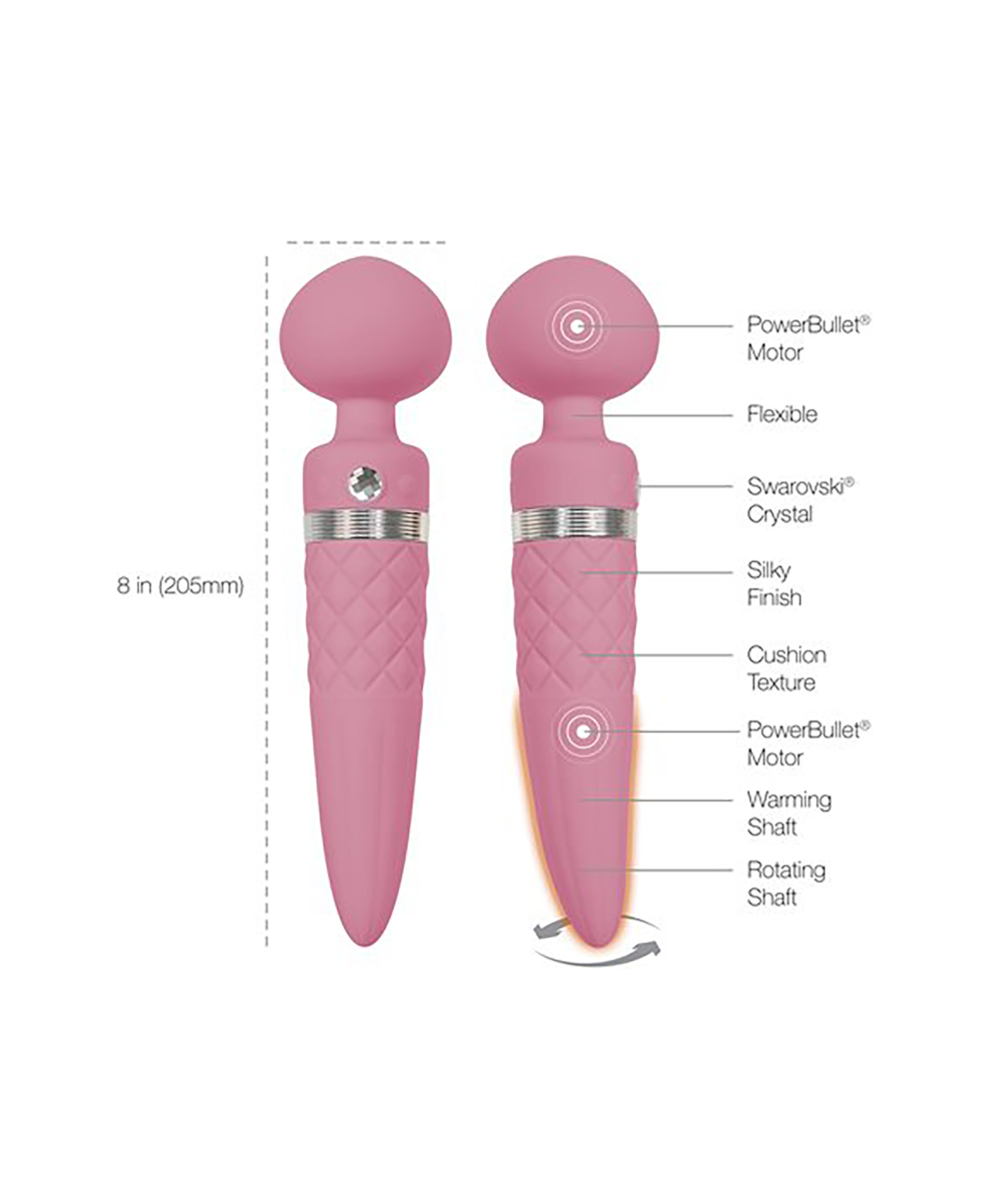 Sultry Double Vibrator, Rosa, main