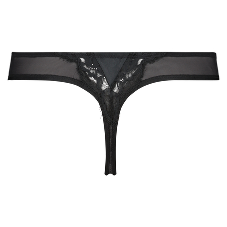 Poppy thong, Svart