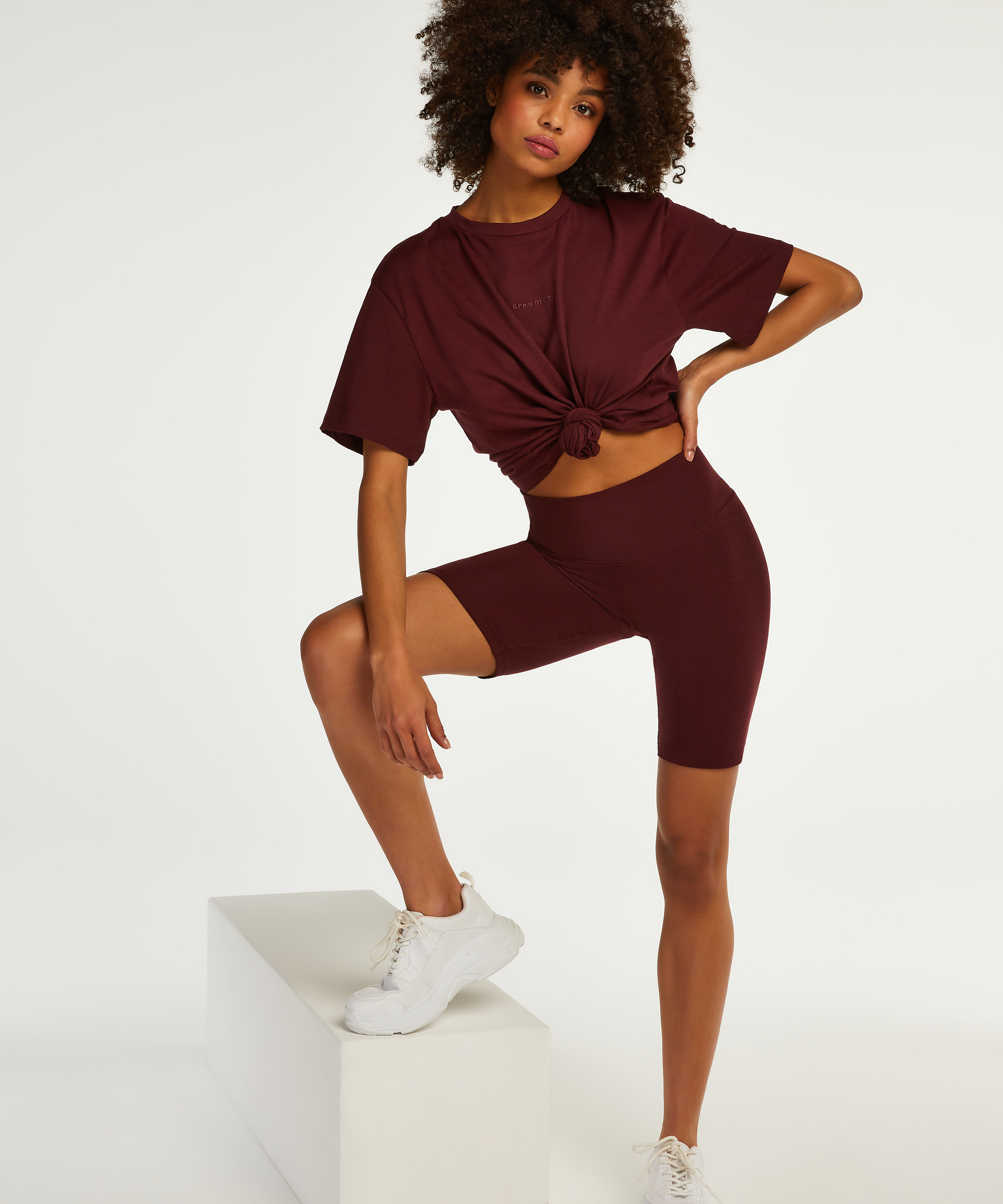 Biker kort pysjamassett, R&oslash;d, main