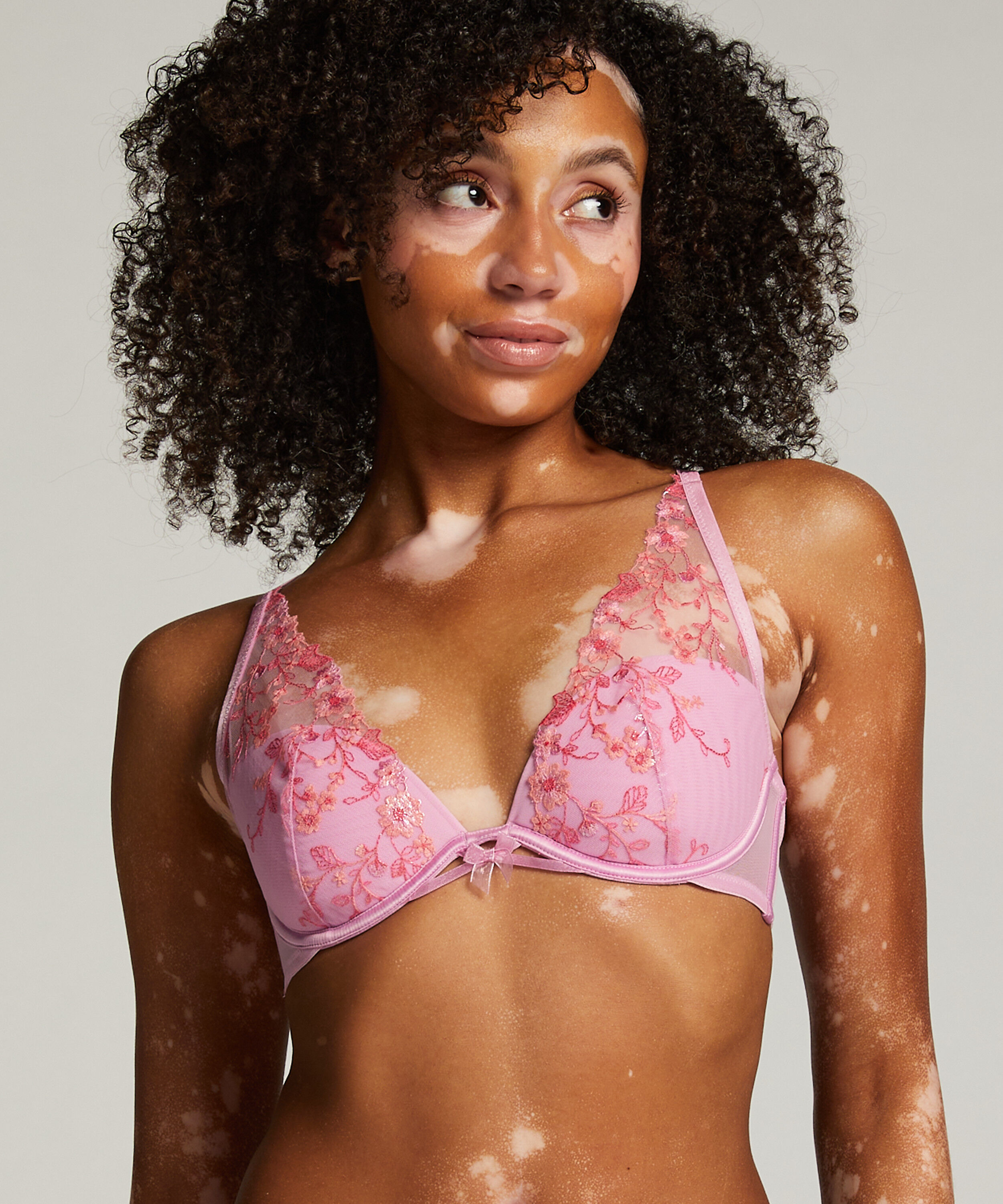 Polstret spile-BH Lillia, Rosa