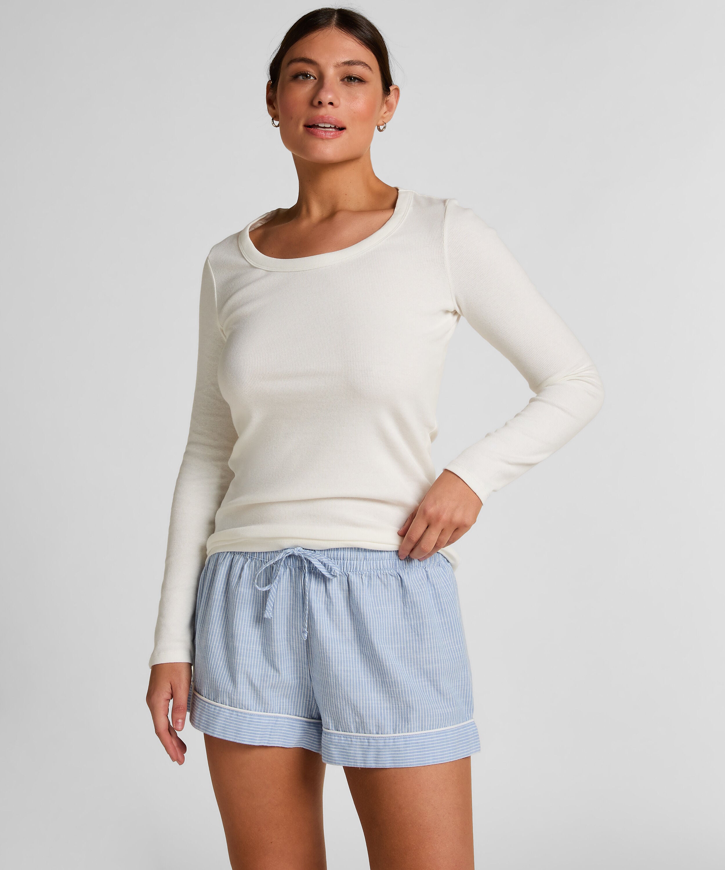 Cotton shorts, Blå