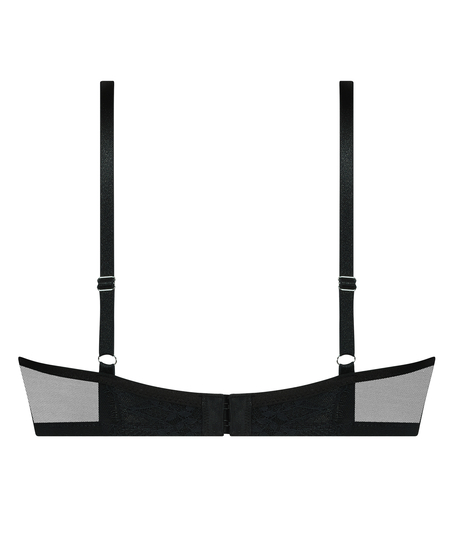 Uvattert bh med bøyle Daphne, Svart