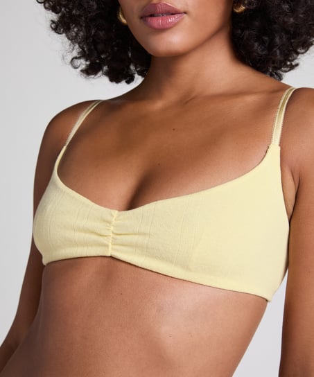 Pointelle Bralette, Gul