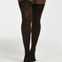 Duckie Fishnet stayups, Svart
