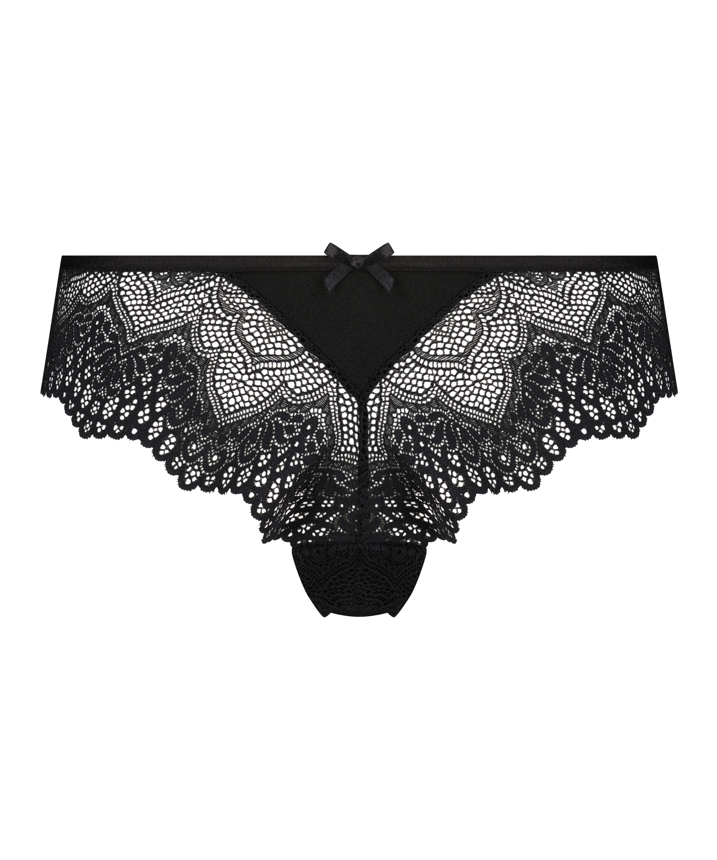 Phillis brasilianske truser med h&oslash;yt snitt, Svart, main