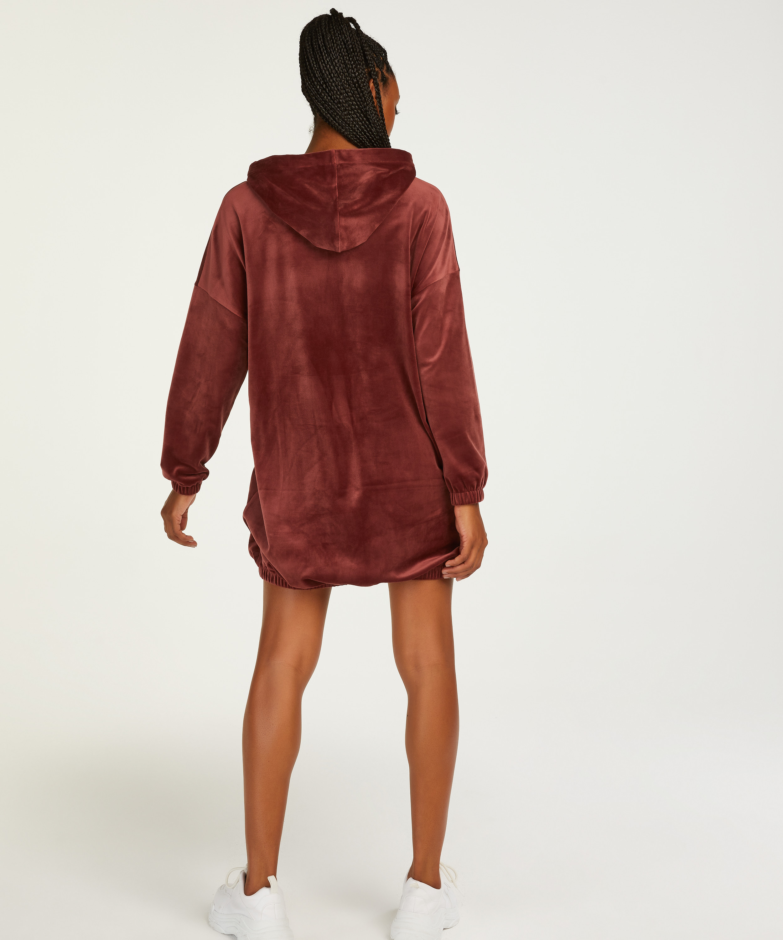 Velvet kjole, Brun, main