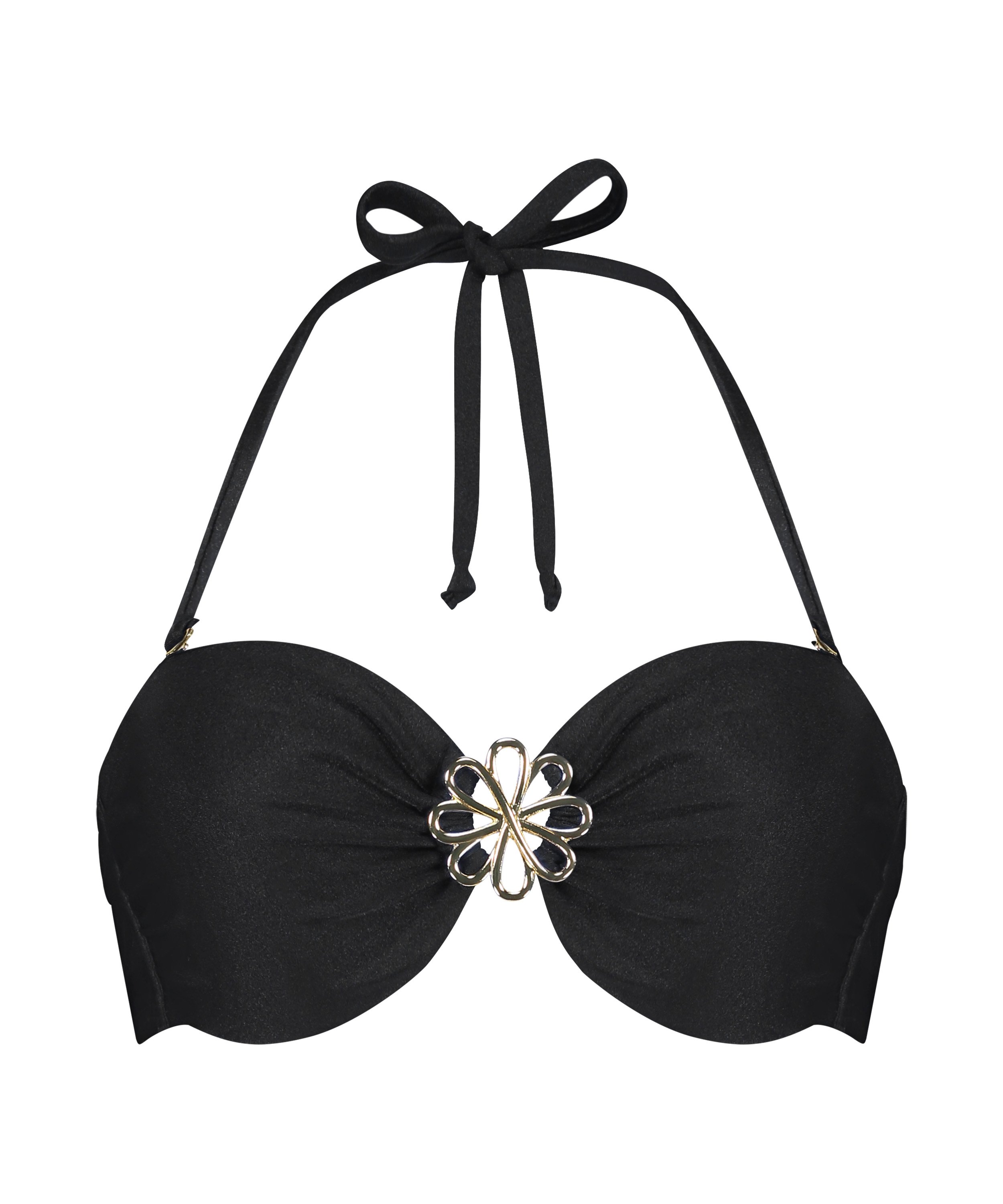 Bandeau bikinitopp Yucatan, Svart, main