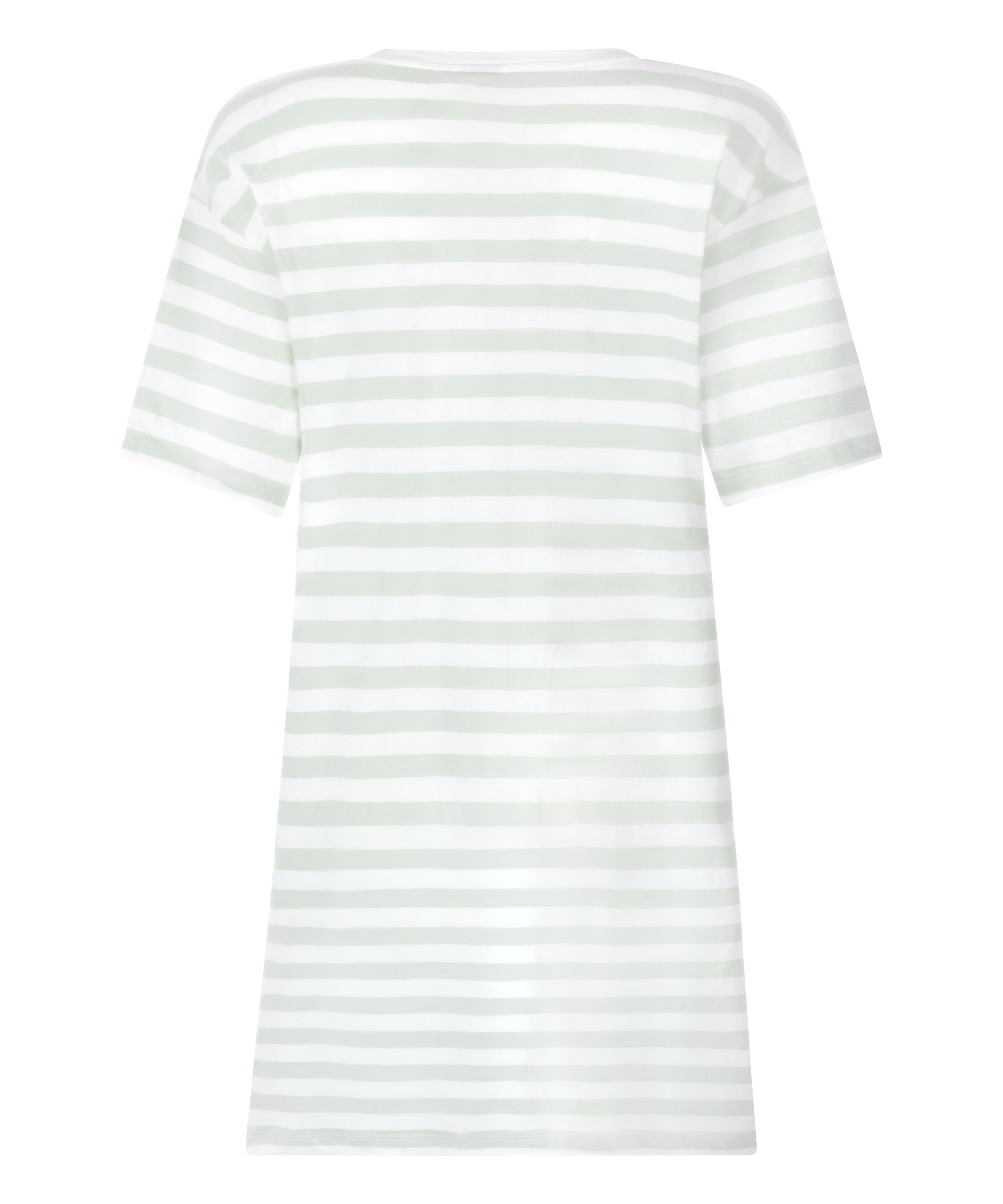 Nattskjorte med rund hals, Grønn, main