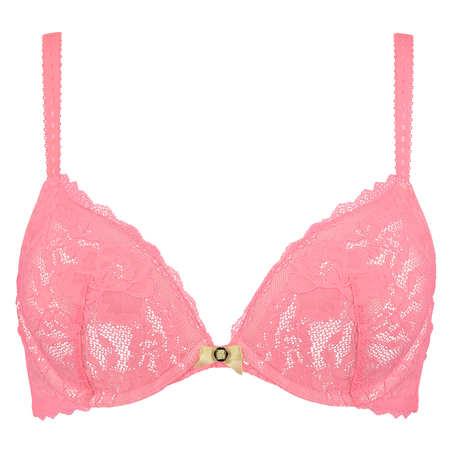 Theresa polstret pushup-BH med bøyle, Oransje