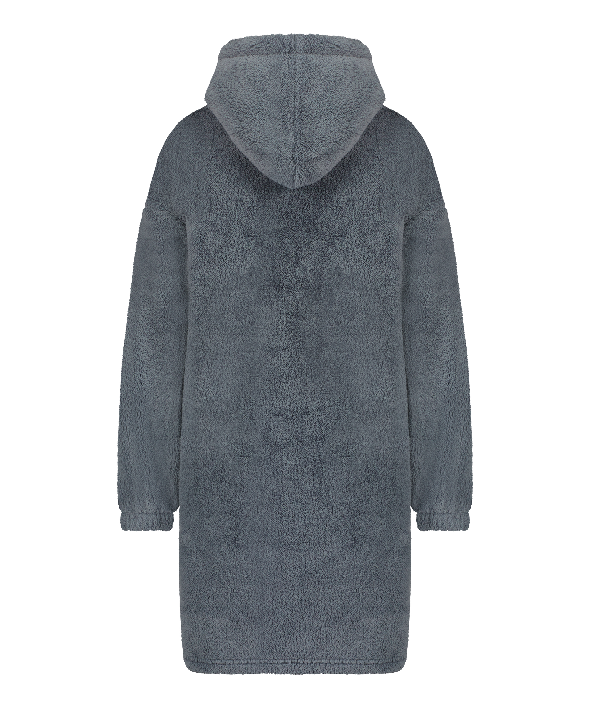 Snuggle fleece loungekjole, Gr&oslash;nn, main