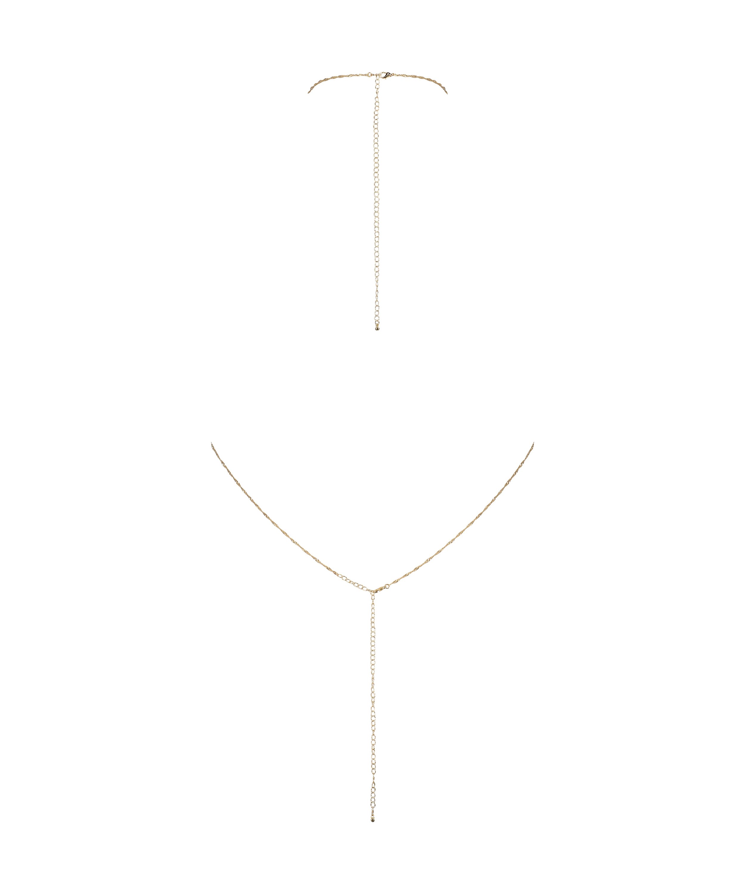 Chain Top Bralette, Gul, main