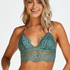 Illuna triangle bralette, Gr&oslash;nn