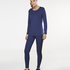 HKMX Strappy Basic Long-Sleeved Sports Top, Blå