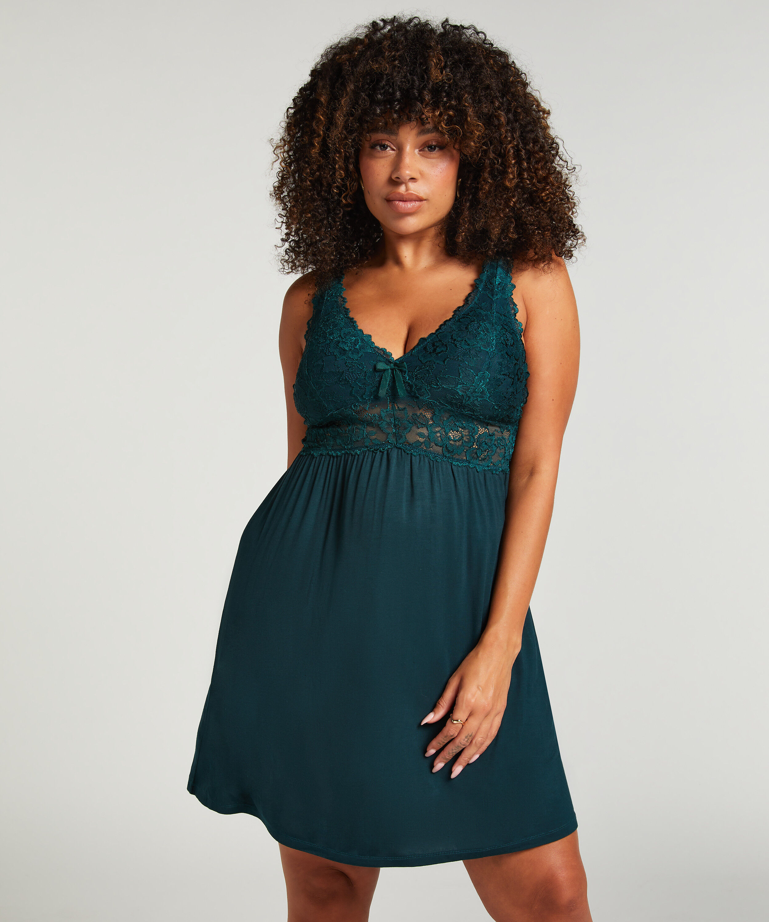 Nattkjole Nora Lace, Grønn