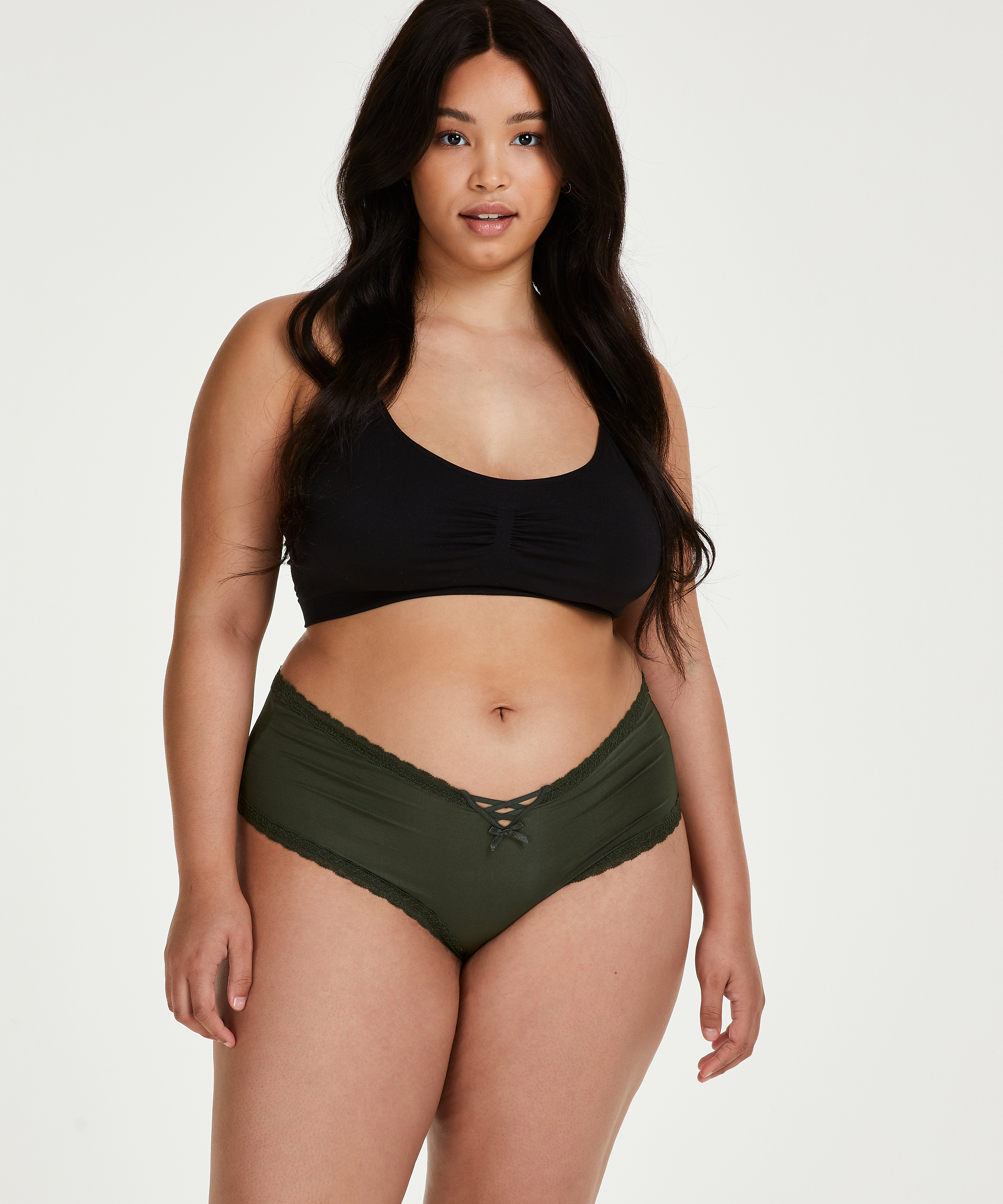 Vixen brasiliansk truse med v-form Curvy, Grønn, main