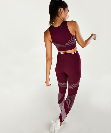 HKMX The Highneck Level 2 Sports Bra, Lilla