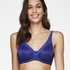 Nealie Non-Padded Underwired Minimizer Bra, Blå