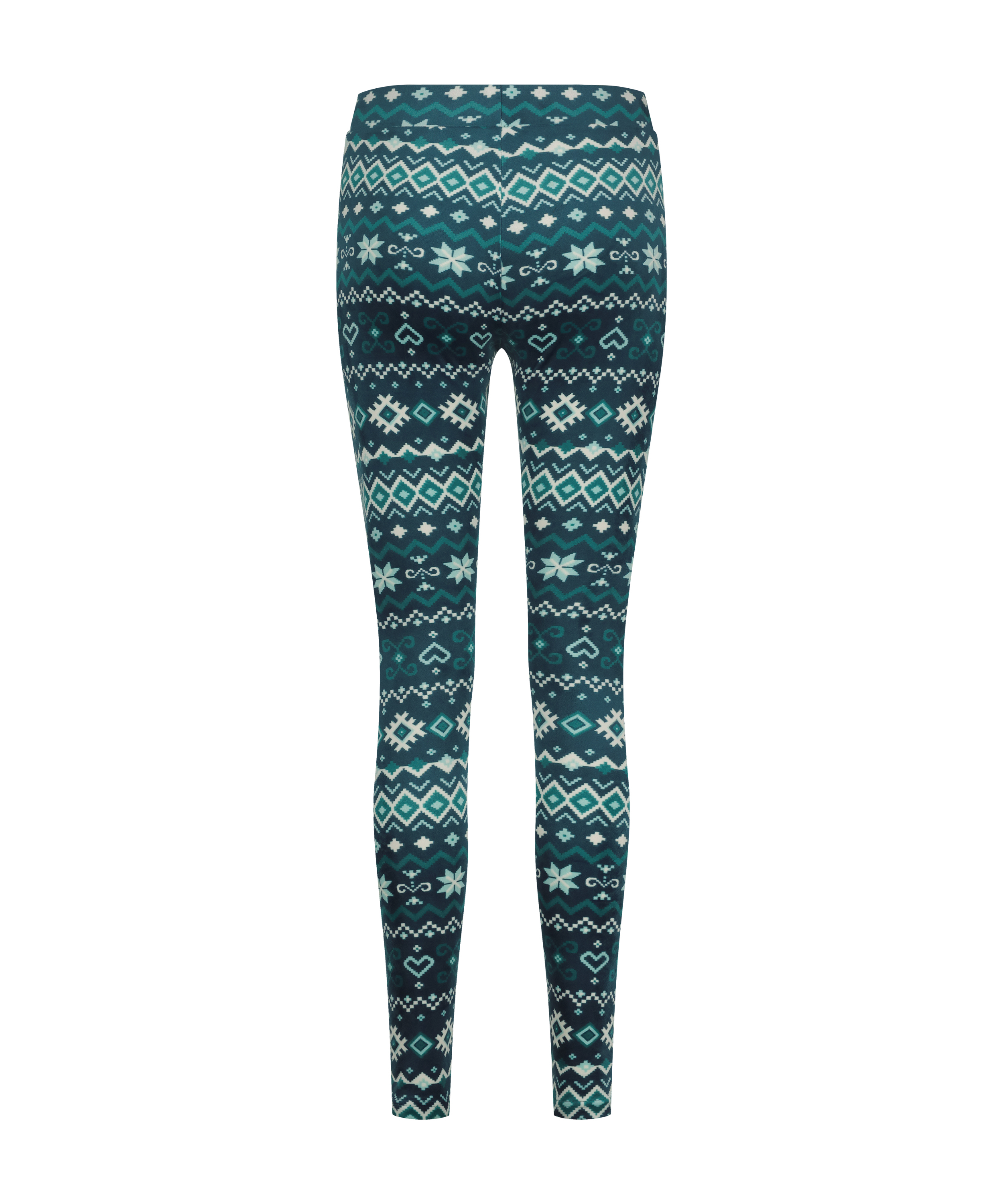 Legging velours, Blå, main