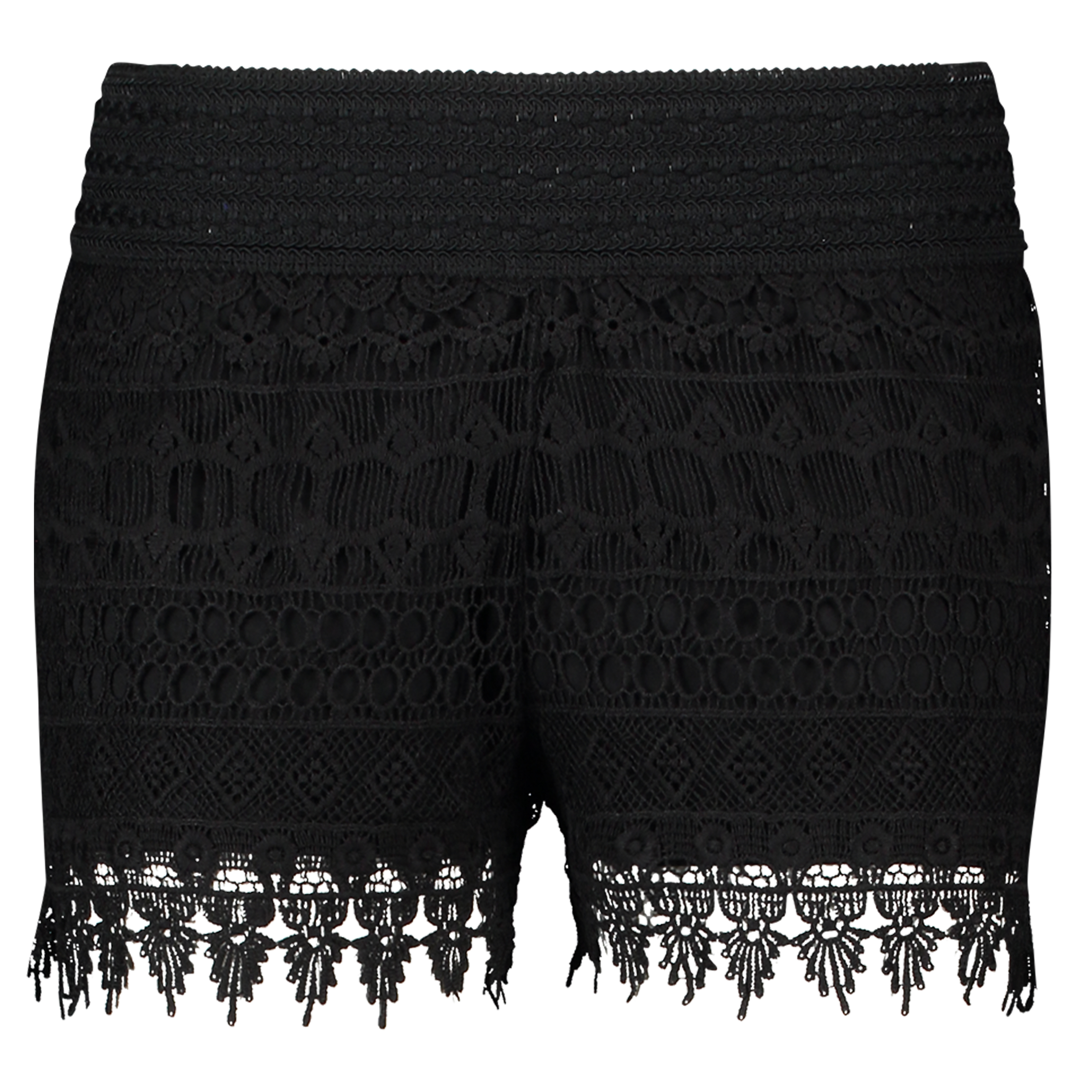 Crochetta Shorts, Svart, main